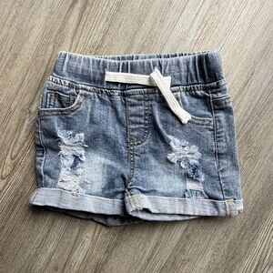 Little Bipsy Distressed Denim Shorts